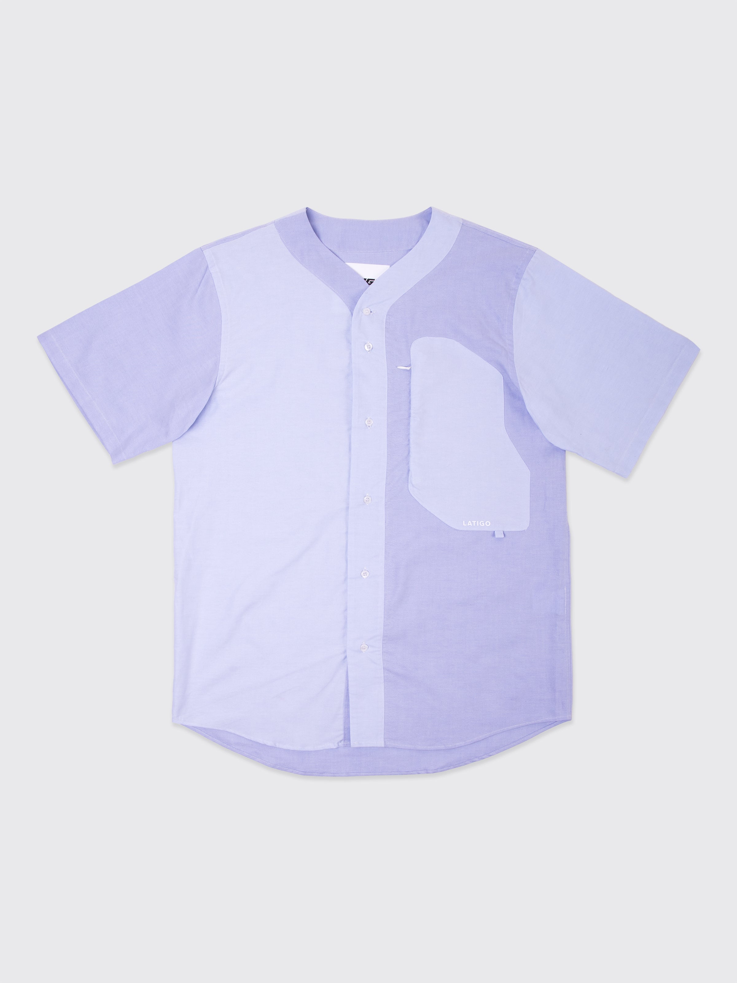 "Oxford Pack" Baseball Shirt Blue