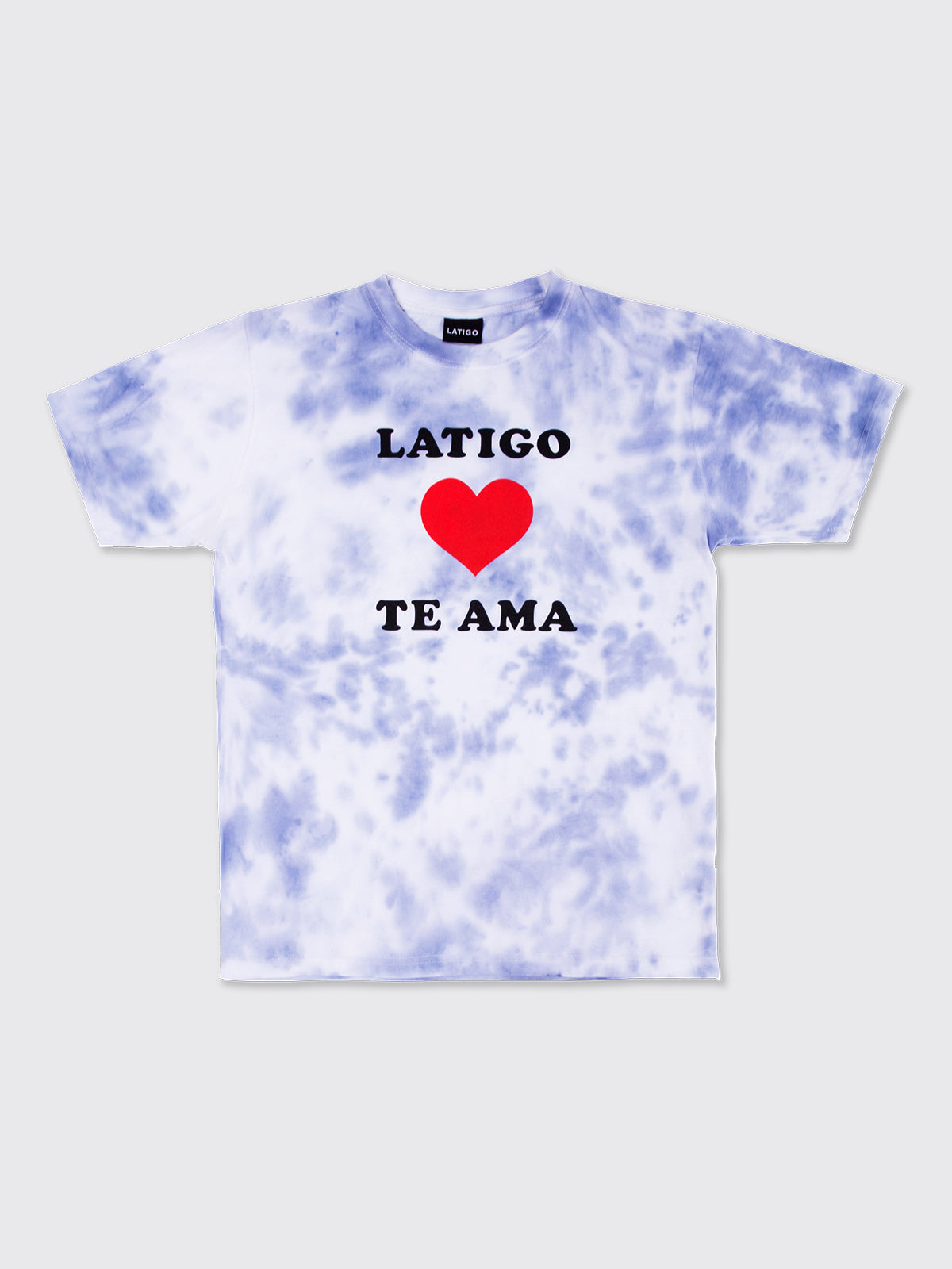 "Te Ama" Blue Dyed Tee